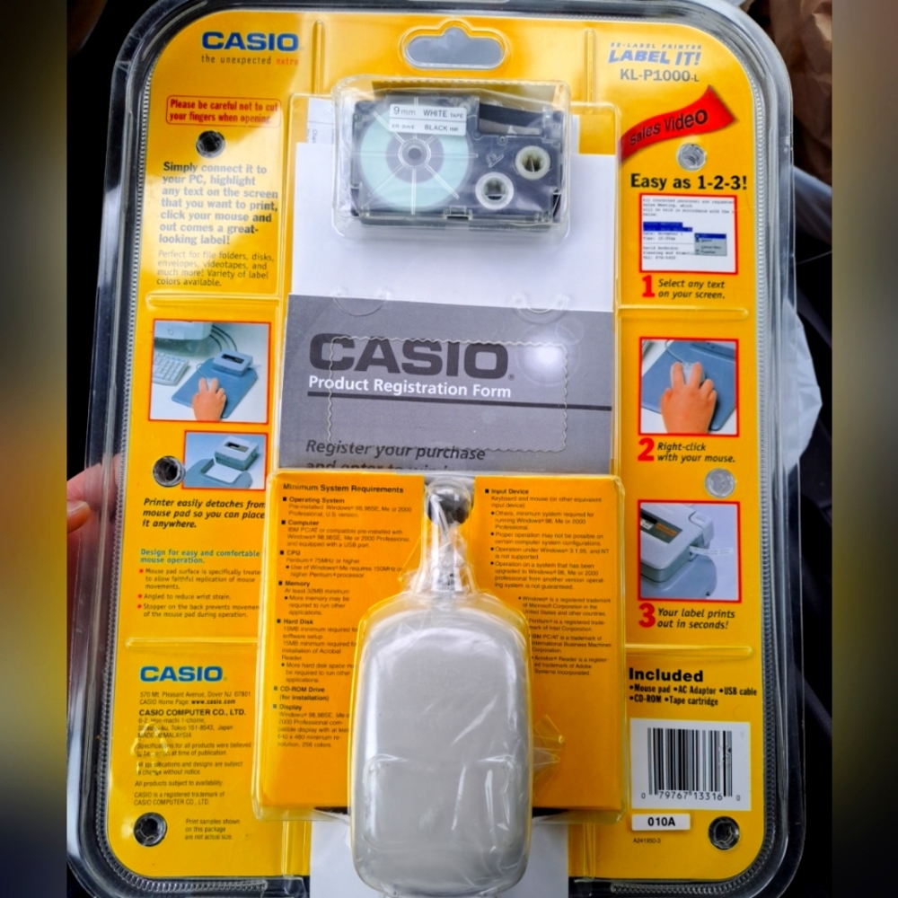 Casio pc Thermal Label Printer